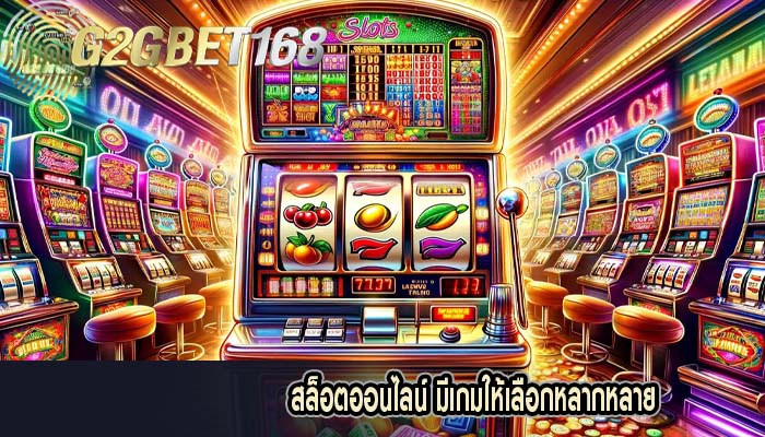 สล็อตออนไลน์ มีเกมให้เลือกหลากหลาย