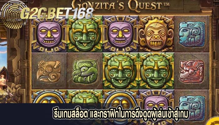 ธีมเกมสล็อต และกราฟิกในการดึงดูดผู้เล่นเข้าสู่เกม